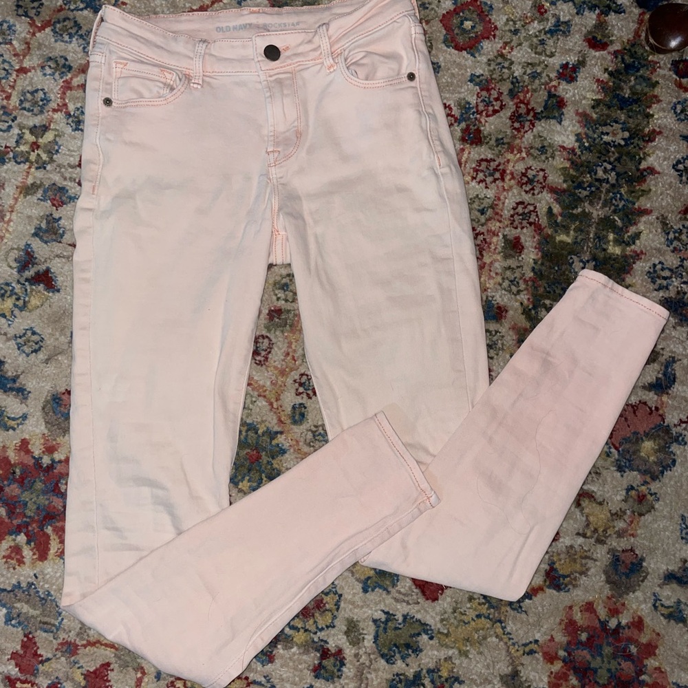 Old Navy Orange Mimosa Rockstar Skinny Jeans
